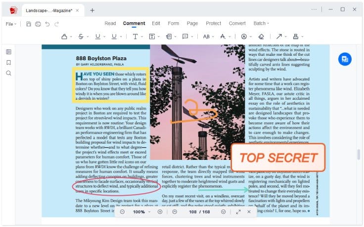 draw on pdfs