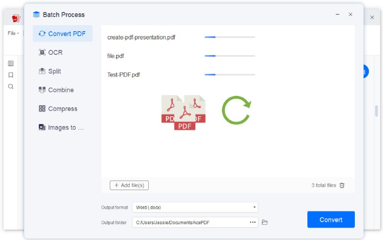 support batch conversion