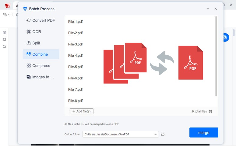 fast pdf merging