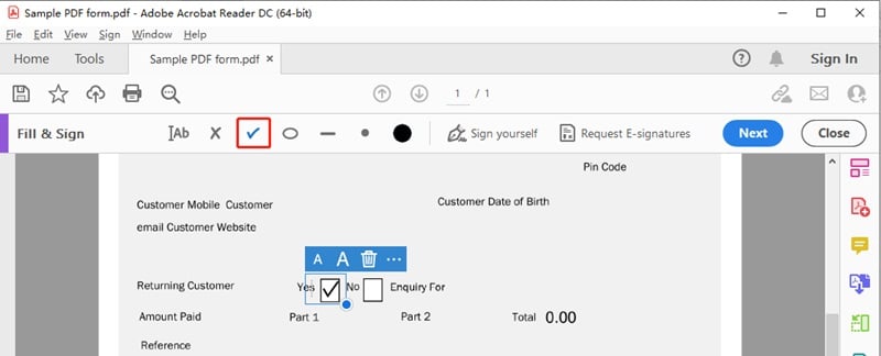 adobe acrobat pro dc interface