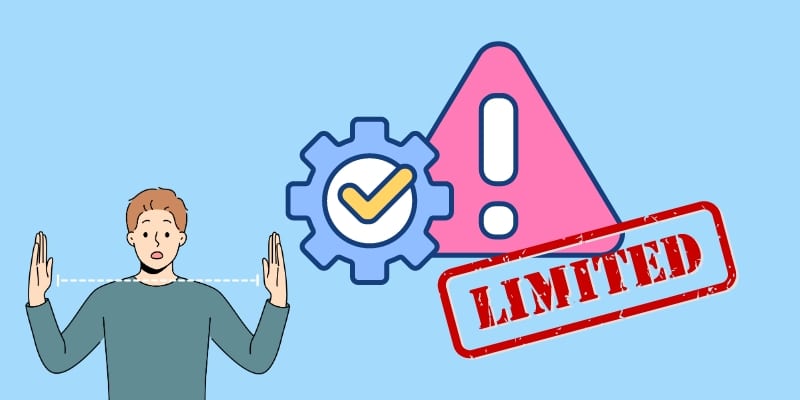 libreoffice limitations displayed image