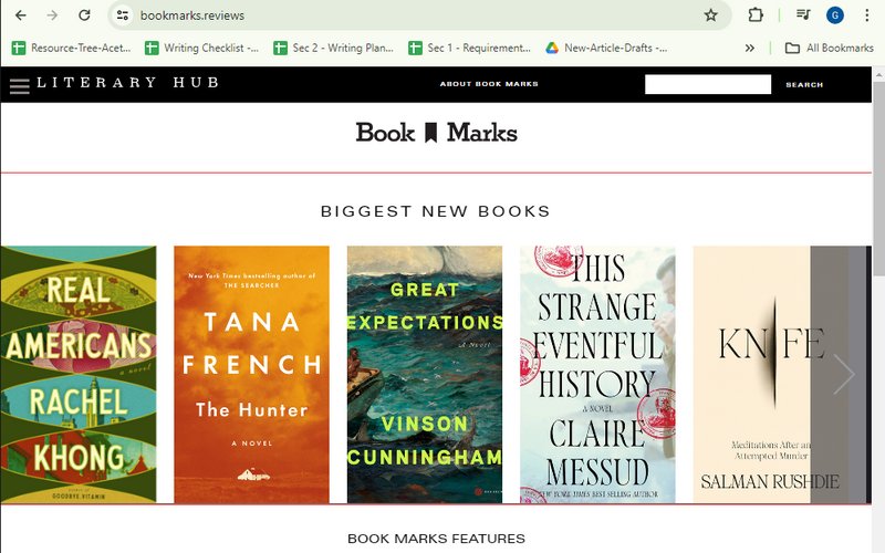 Literary Hub's Book Marks