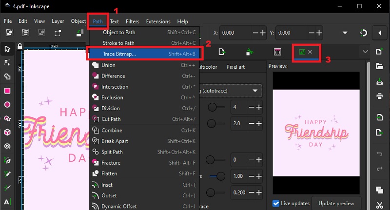 select vector graphics