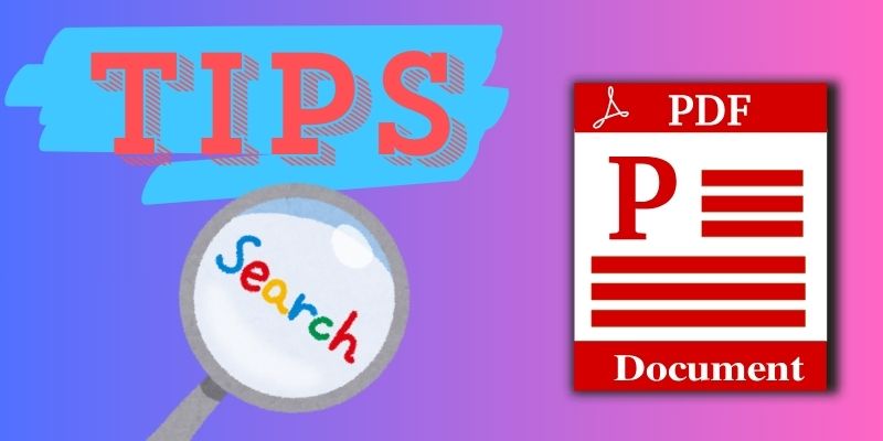 tips to have better search result on pdf