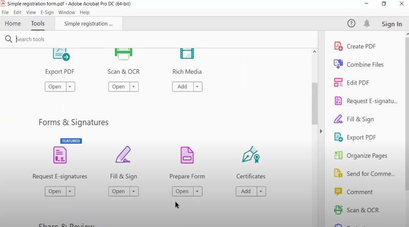 open pdf in adobe acrobat