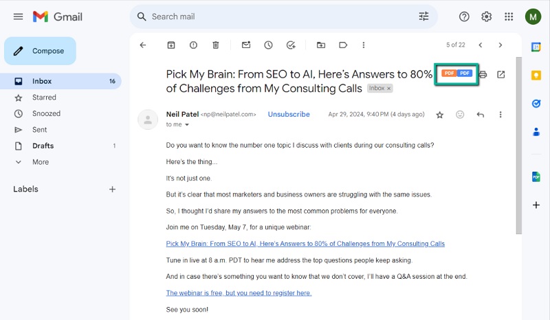 convert to pdf format converting email to pdf