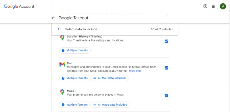 select gmail