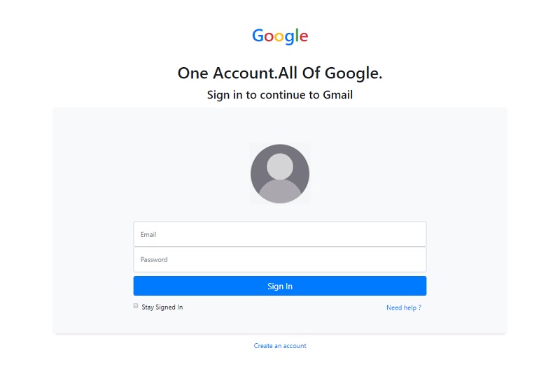 access your gmail account