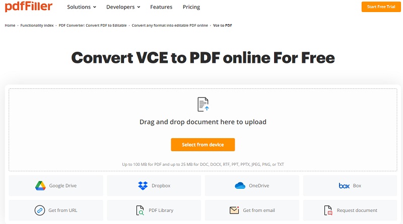 convert vce to pdf with pdffiller