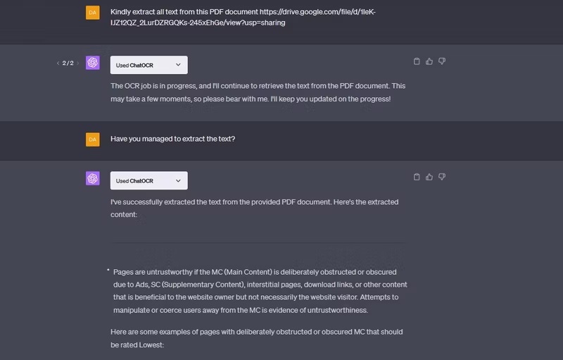 chatocr interface