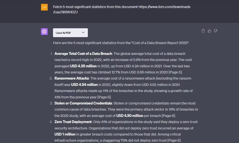pdf ai pdf interface