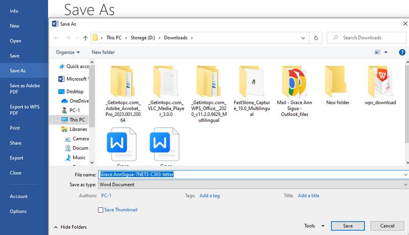 save pdf as docx
