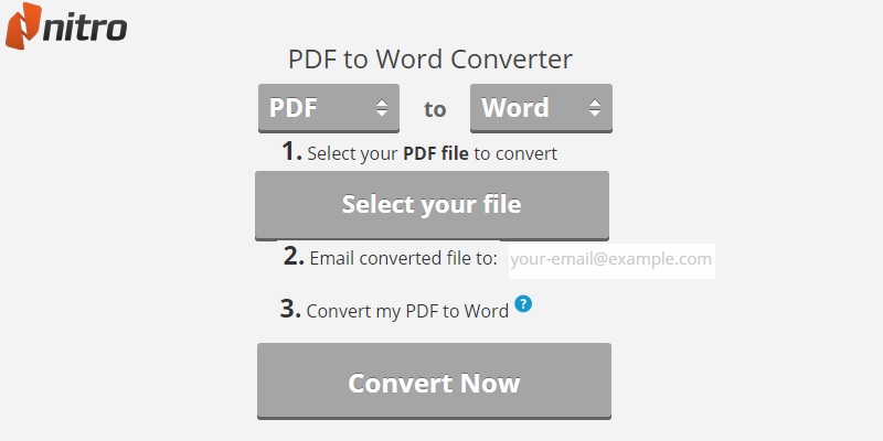 nitropdf interface