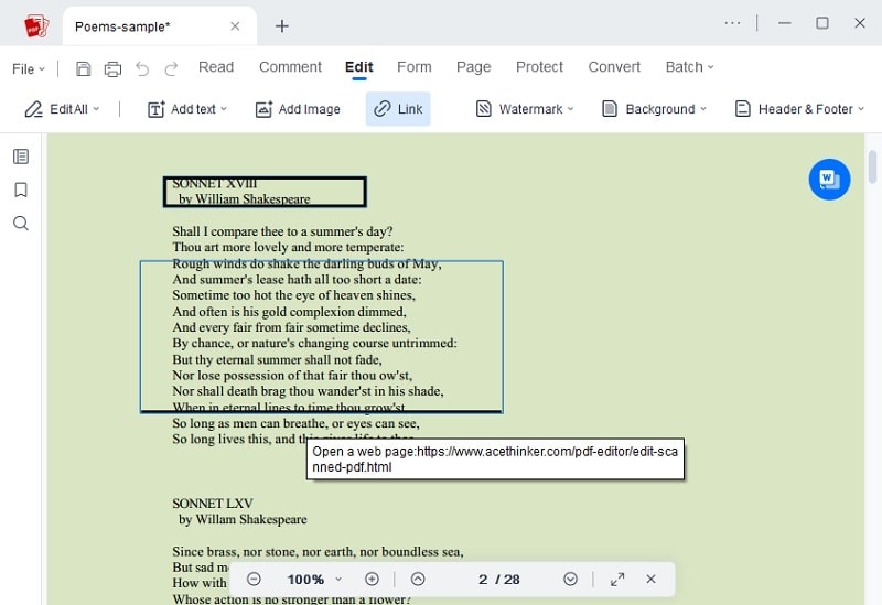 check pdf and edit