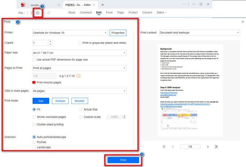 reverse pdf with acepdf