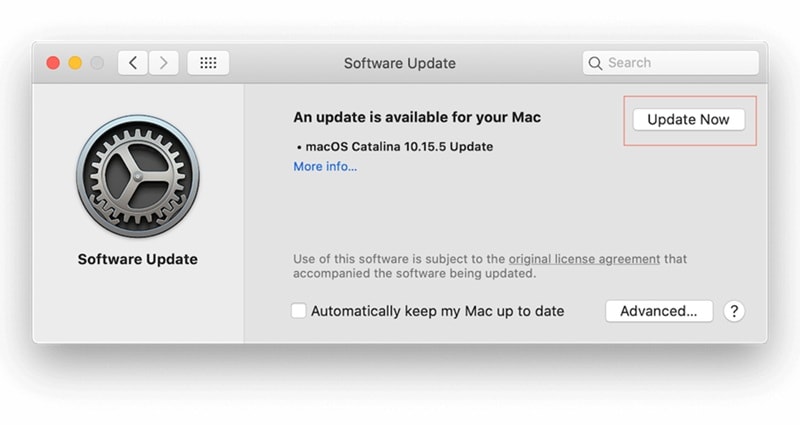 update macos window