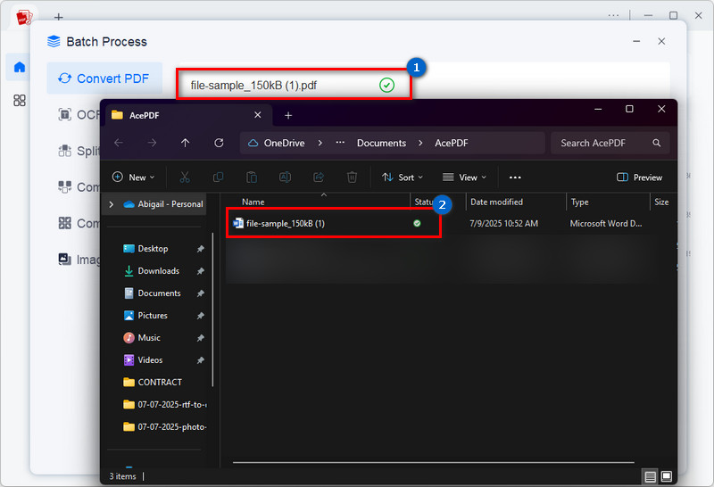 convert and preview the word file
